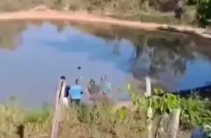 Mistério: Pai e filho são encontrados mortos em lagoa em Senador Alexandre Costa (Foto: Reprodução)