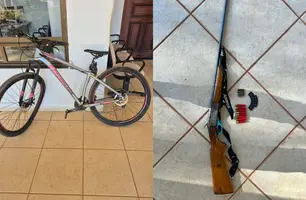 Motorista embriagado atropela estudante e é preso com comparsa armado em Corrente (Foto: Divulgação/PMPI/Portal Gurguéia)