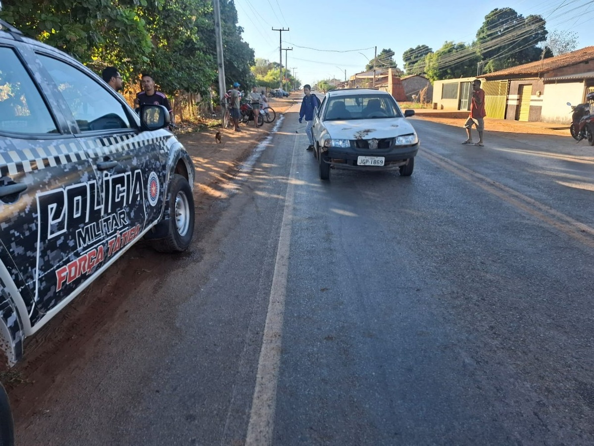 Motorista embriagado atropela estudante e é preso com comparsa armado em Corrente