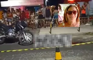 Mulher morre após ser atropelada por motocicleta na zona Norte de Teresina (Foto: Reprodução)