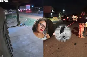 Mulher morre em colisão entre moto e caminhão em Campo Maior (Foto: Reprodução)