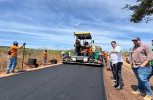 Obra da PI-391 atinge 90% de execução e deve ser concluída ainda este ano (Foto: Reprodução)