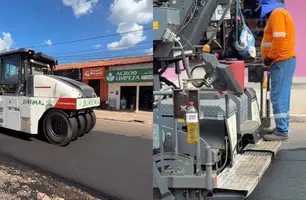 Obras de asfaltamento iniciam em José de Freitas com apoio do Governo do Estado (Foto: Reprodução)