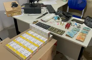 Operação Divisas: polícia apreende drogas, munições e R$ 12 mil na região de Picos (Foto: Reprodução)
