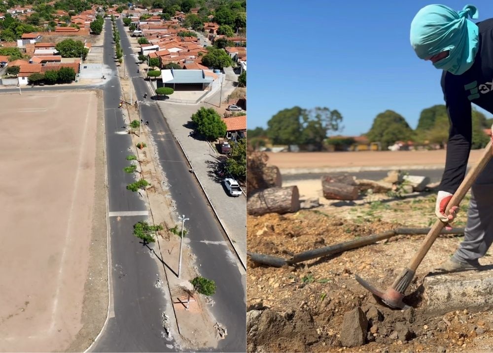 Parnarama inicia revitalização da Avenida Aeroporto com foco em acessibilidade