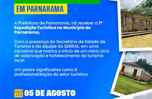 Parnarama se prepara para receber 1ª Expedição Turística do município (Foto: Divulgação)