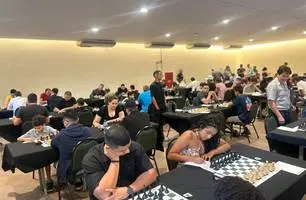 Participantes do torneio jogando em Teresina. (Foto: Gabriel Prado / Conecta Piauí.)