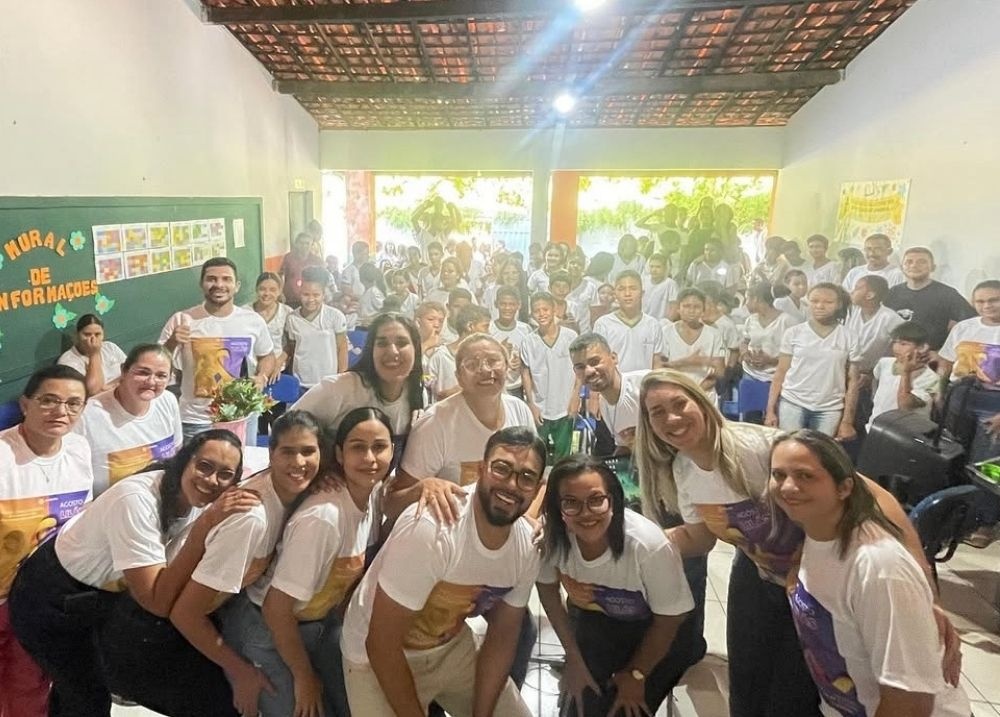 Passagem Franca realiza palestra sobre o Agosto Lilás na Escola Abdias Francisco