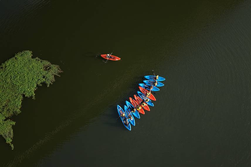 Passeio de caiaque no rio Poty une aventura, lazer e consciência ambiental Passeio de caiaque no rio Poty une aventura, lazer e consciência ambiental