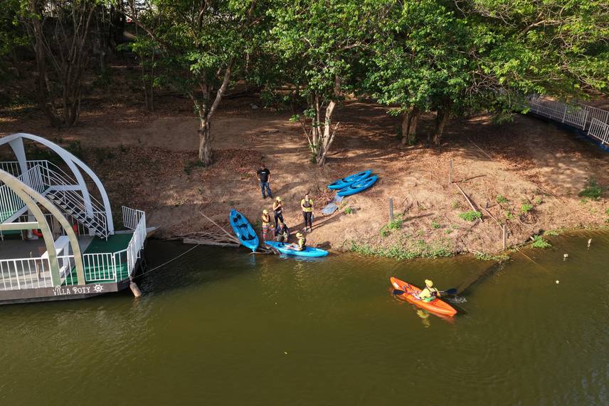 Passeio de caiaque no rio Poty une aventura, lazer e consciência ambiental Passeio de caiaque no rio Poty une aventura, lazer e consciência ambiental