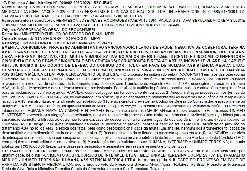 Planos de saúde que negaram atendimento a autistas são multados em R$ 316 mil