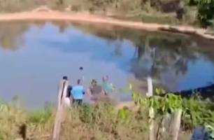 Polícia conclui o que causou a morte de pai e filho encontrados em lagoa no MA (Foto: Reprodução)