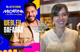 Prefeita Ivanária anuncia Wesley Safadão na Micarina 2025 em Esperantina (Foto: Reprodução e Conecta Piauí)