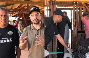 Prefeito de Aroazes acompanha de perto ações do Programa Piauí + Genética no município (Foto: Reprodução)