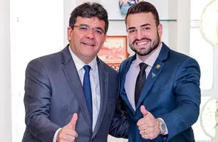 Prefeito de Aroazes participa de reunião com governador Rafael Fonteles no Karnak (Foto: Reprodução)