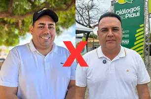 Prefeito Dr. Ramon, de Dirceu Arcoverde, e prefeito Rogério, de São Raimundo Nonato (Foto: Joseph Silva - Conecta Piauí)