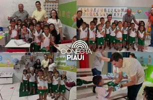 Prefeito Raniletti inicia entrega de uniformes escolares para alunos em Caracol (Foto: Reprodução)