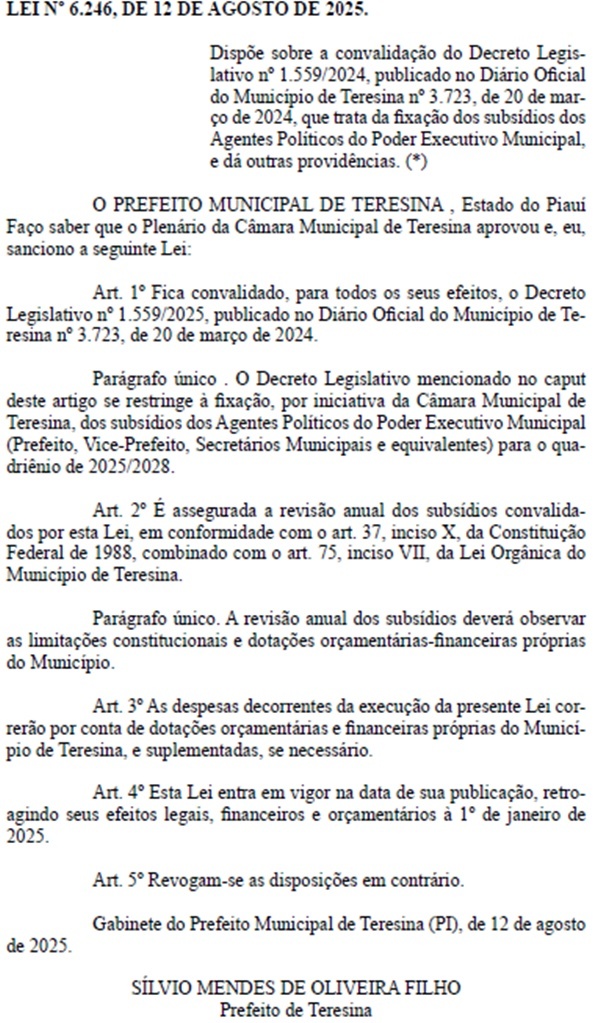 Prefeito Silvio Mendes sanciona lei que aumenta próprio salário em quase R$ 10 mil