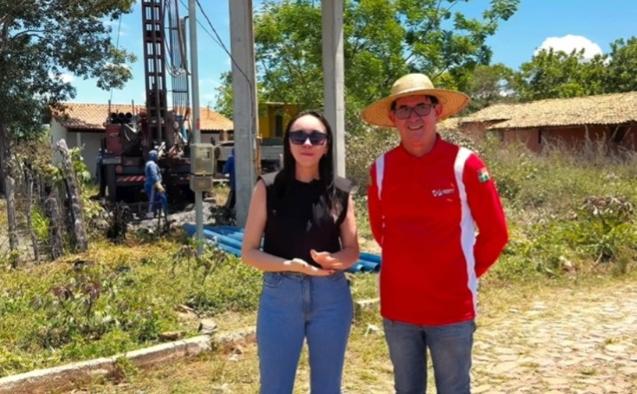 Prefeitura de Caraúbas do Piauí perfura novo poço na comunidade Vila Nova