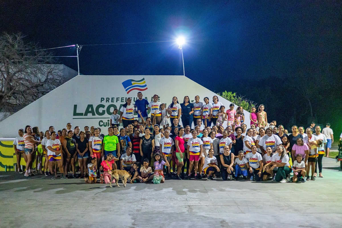 Prefeitura de Lagoa do Piauí realiza 1º Aulão de Zumba na Praça Principal