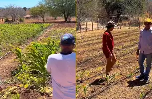 Prefeitura de Santa Rosa acompanha implantação de kits de irrigação na zona rural (Foto: Reprodução/Redes Sociais)