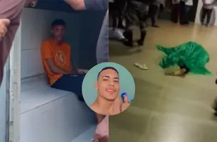 Preso pelo DENARC estaria envolvido no assassinato de estudante em Teresina (Foto: Reprodução)