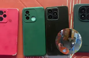 PRF recupera celulares roubados do 'Boteco da Leoa' na BR-343, em Teresina (Foto: Divulgação/PRF)