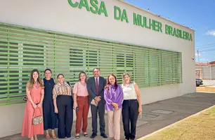 Procuradoria da Mulher de Demerval Lobão visita Casa da Mulher Brasileira em Teresina (Foto: Reprodução)