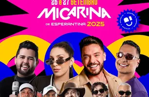 Programação da Micarina de Esperantina é anunciada com grandes shows em setembro (Foto: Reprodução)