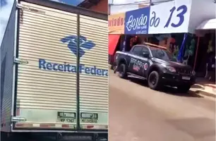 Receita deflagra operação contra pirataria, contrabando e descaminho em Parnaíba (Foto: Reprodução)