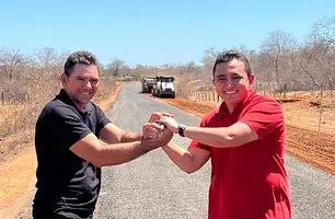 Recuperação da PI-217 avança e promete melhorar mobilidade em São Francisco do Piauí (Foto: Reprodução)