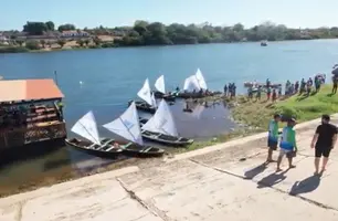 Regatas de Canoas encanta público e fortalece cultura em Floriano (Foto: Tarcyo Fernando)