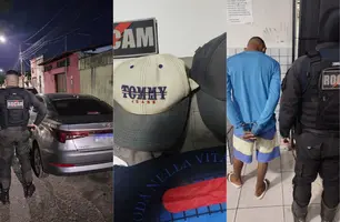ROCAM apreende menor e recupera carro roubado após perseguição em Teresina (Foto: Reprodução)