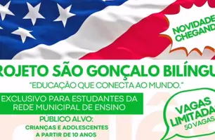 São Gonçalo lança projeto de ensino bilíngue para estudantes da rede pública (Foto: Reprodução/Redes Sociais)