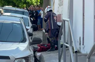 Taxista é ferido por estilhaços durante assassinato de casal no Centro de Teresina (Foto: Conecta Piauí)