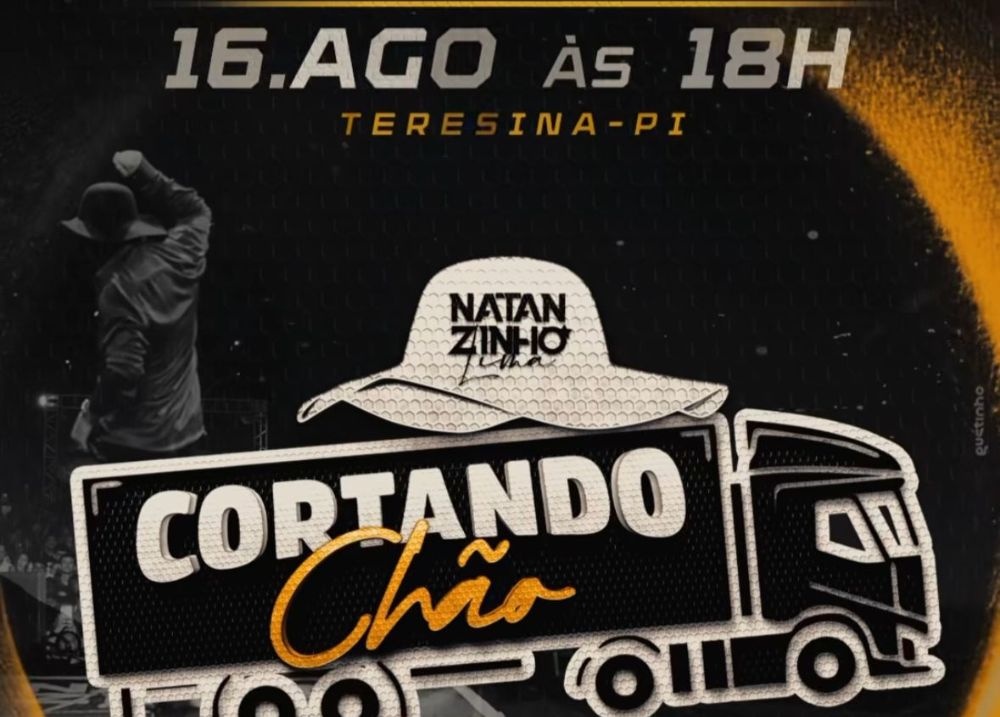 Teresina será a primeira parada do projeto 'Cortando o Chão' de Natanzinho Lima