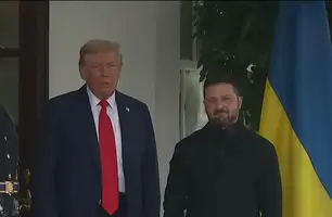 Trump e Zelensky (Foto: CNN)