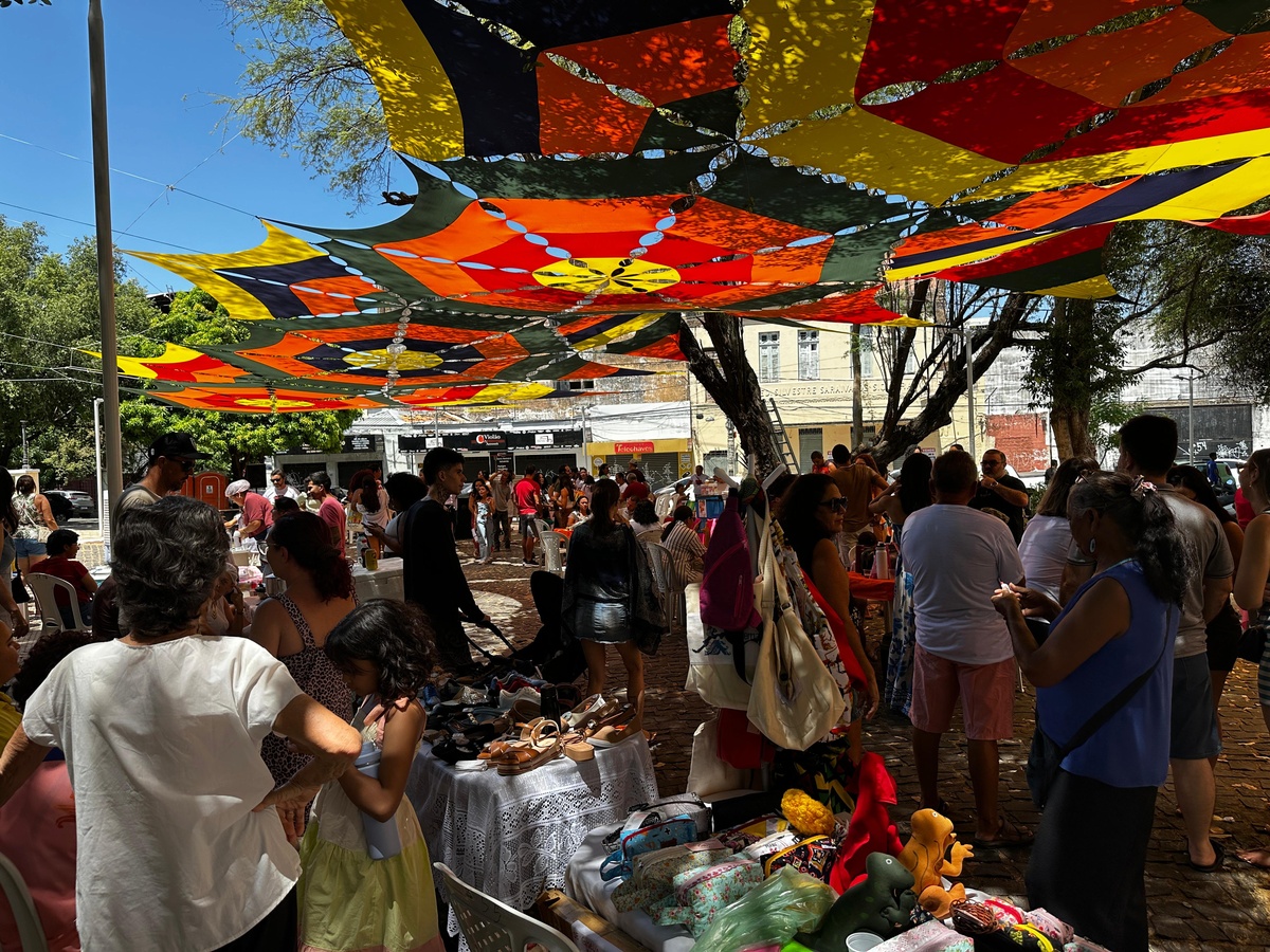 7ª edição da Feira na Praça reúne música, arte e gastronomia no Centro de Teresina