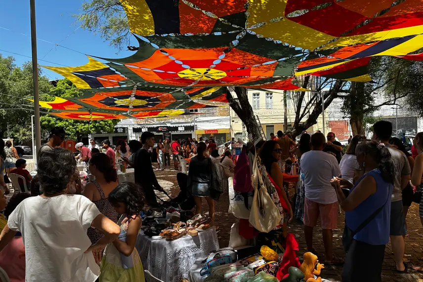 7ª edição da Feira na Praça reúne música, arte e gastronomia no Centro de Teresina