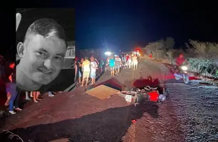 Acidente entre motocicletas deixa um morto e dois feridos em São Miguel do Tapuio (Foto: Reprodução/Tribuna em Foco)