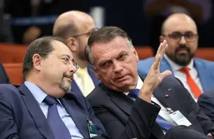 Advogado Celso Vilardi e o ex-presidente Jair Bolsonaro (Foto: Gustavo Moreno/STF)