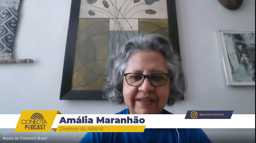 Amália Maranhão participa do Conecta Podcast e fala sobre sua luta pelas doenças raras