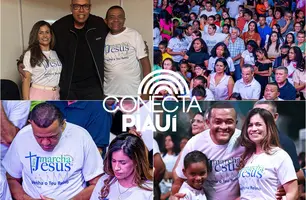 Anderson Freire se apresenta na Marcha Para Jesus em Amarante (Foto: Reprodução)