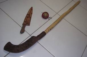 Armas do crime (Foto: Fm Imperial)