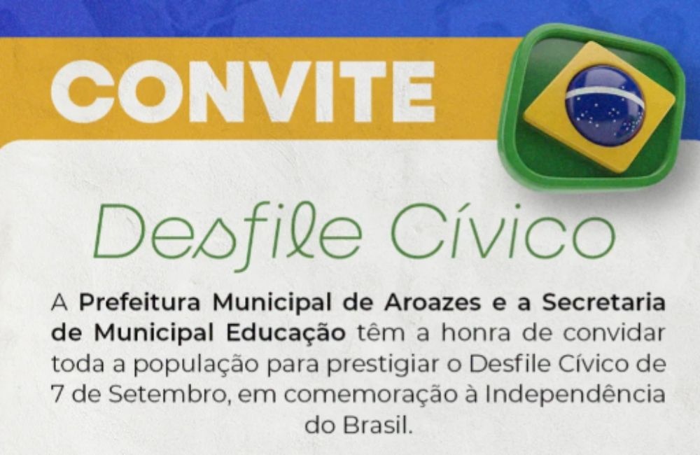 Aroazes realiza Desfile Cívico em comemoração à Independência do Brasil