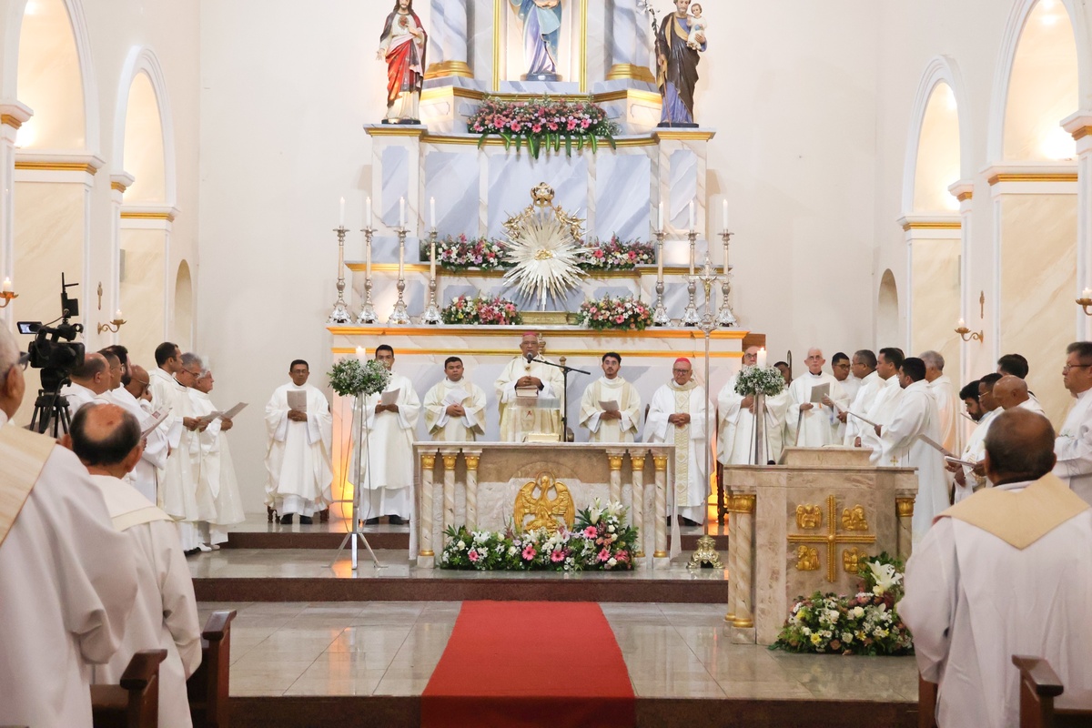 Arquidiocese de Teresina encerra festejo da padroeira com Jubileu do Clero