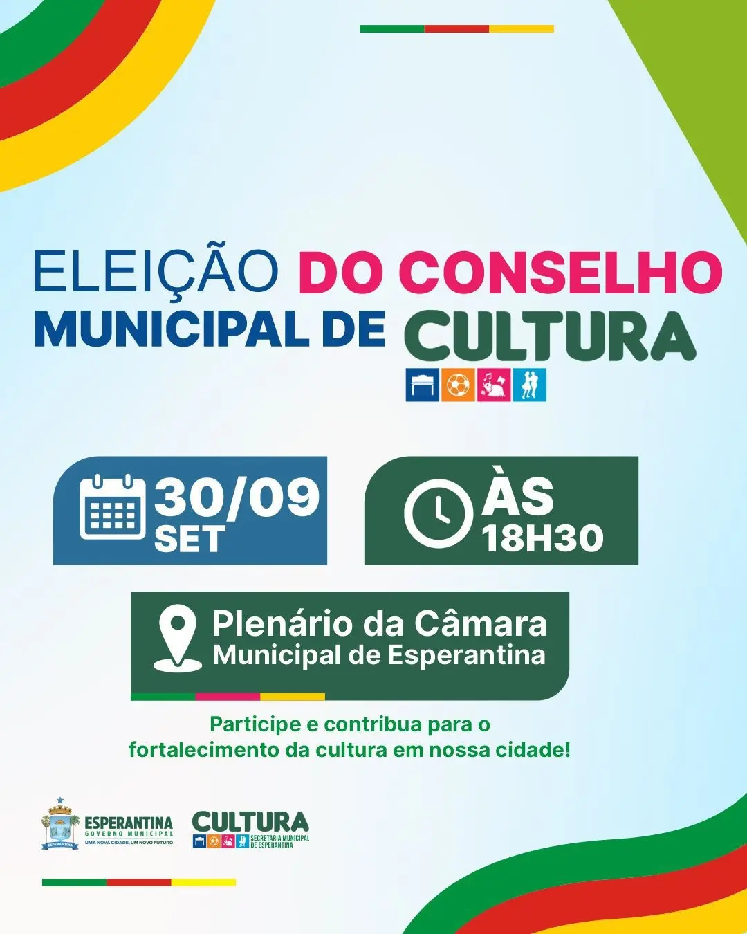 Assembleia do Conselho Municipal de Cultura acontece em Esperantina em setembro