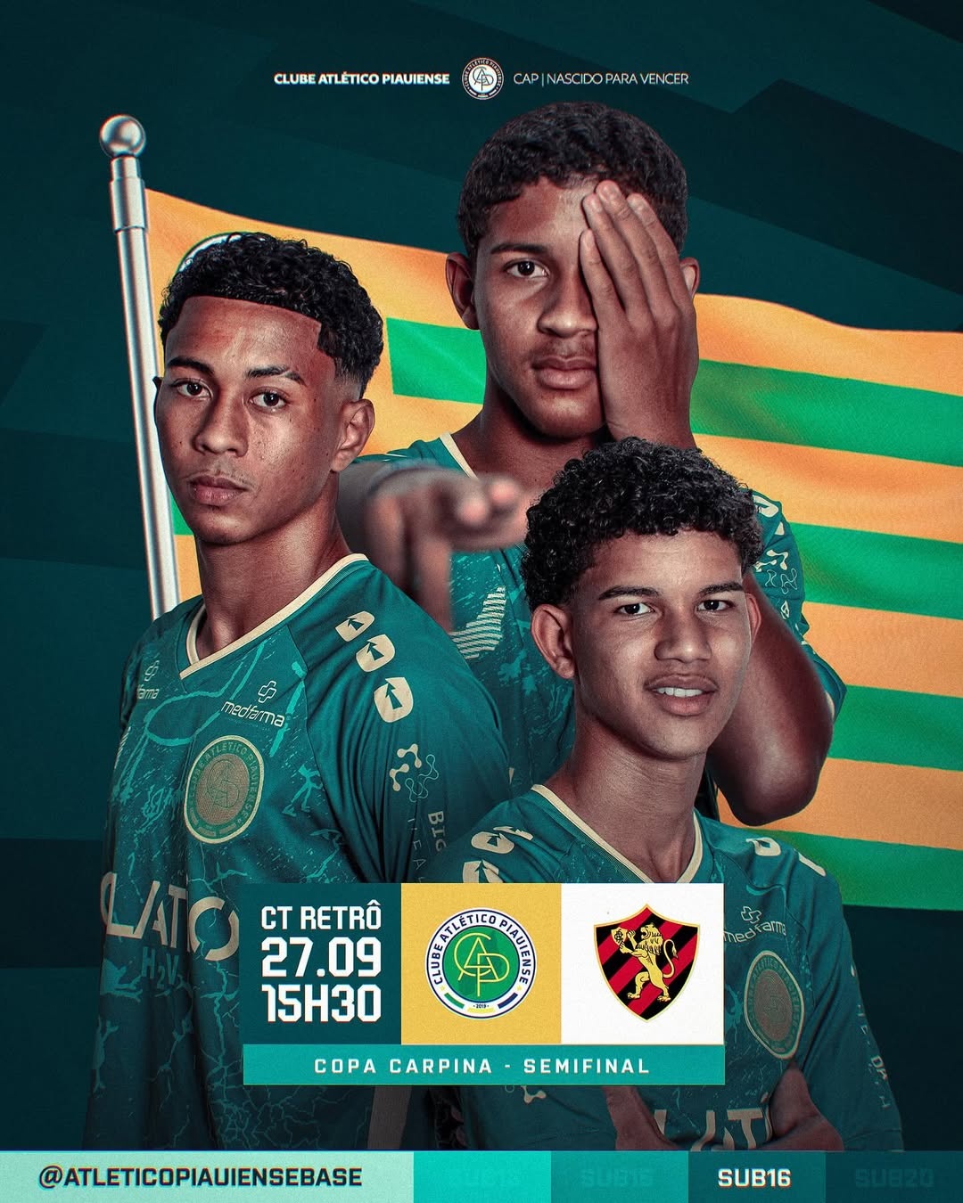 Atlético Piauiense está na semifinal da Copa Carpina, em Recife