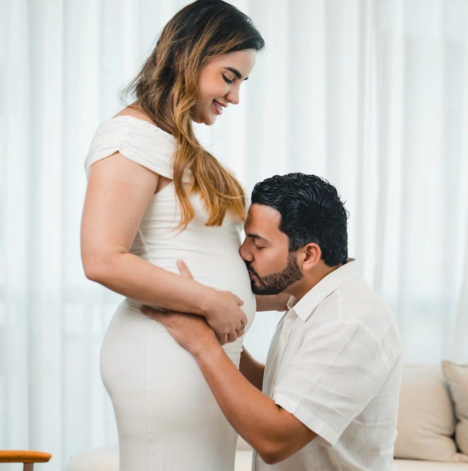 Bábara Soares e o esposo Breno Macedo
