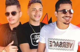 Banda "Pegada Show" e Washington Brasileiro (Foto: Reprodução)